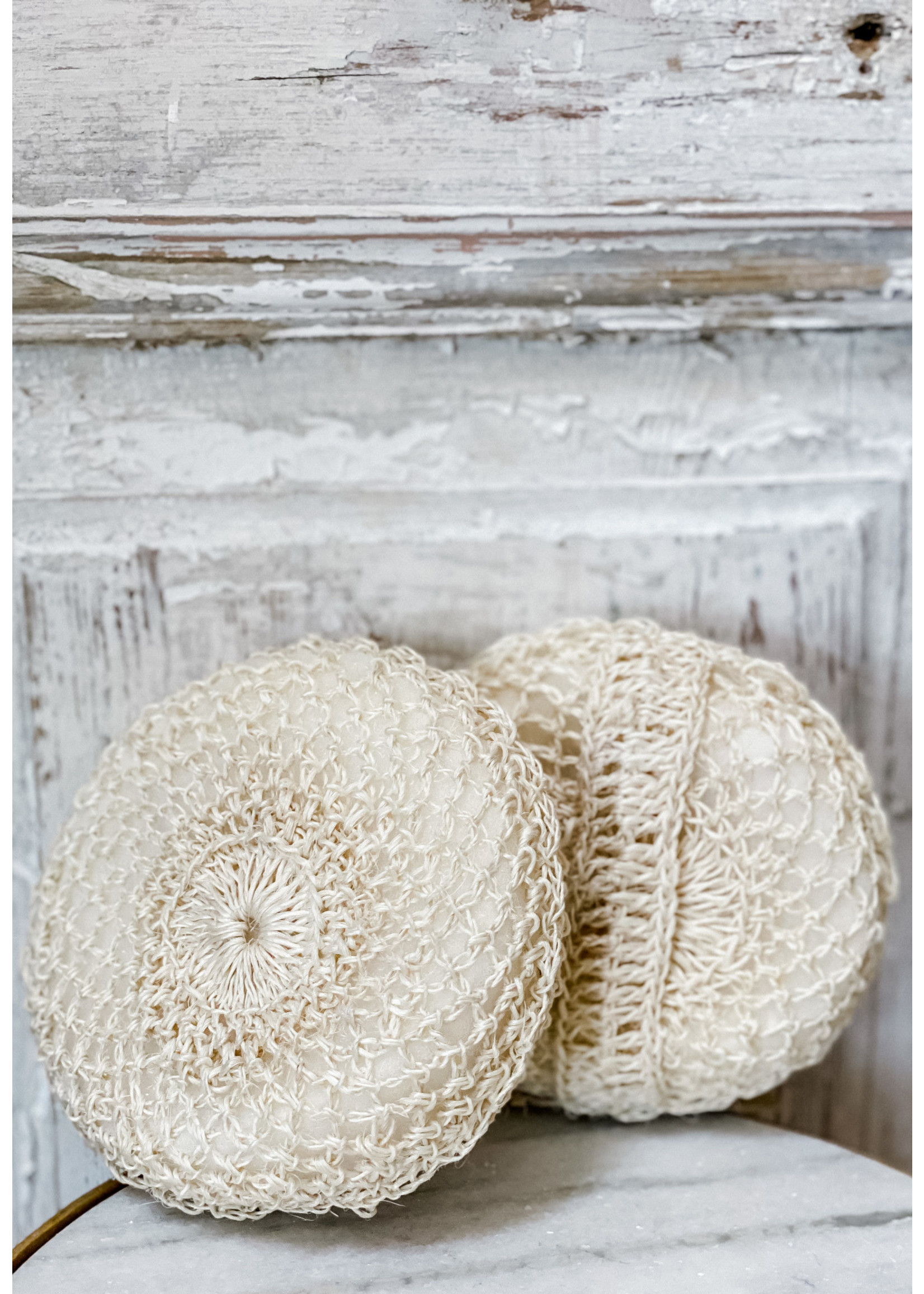 Sisal Body Scrubber Round