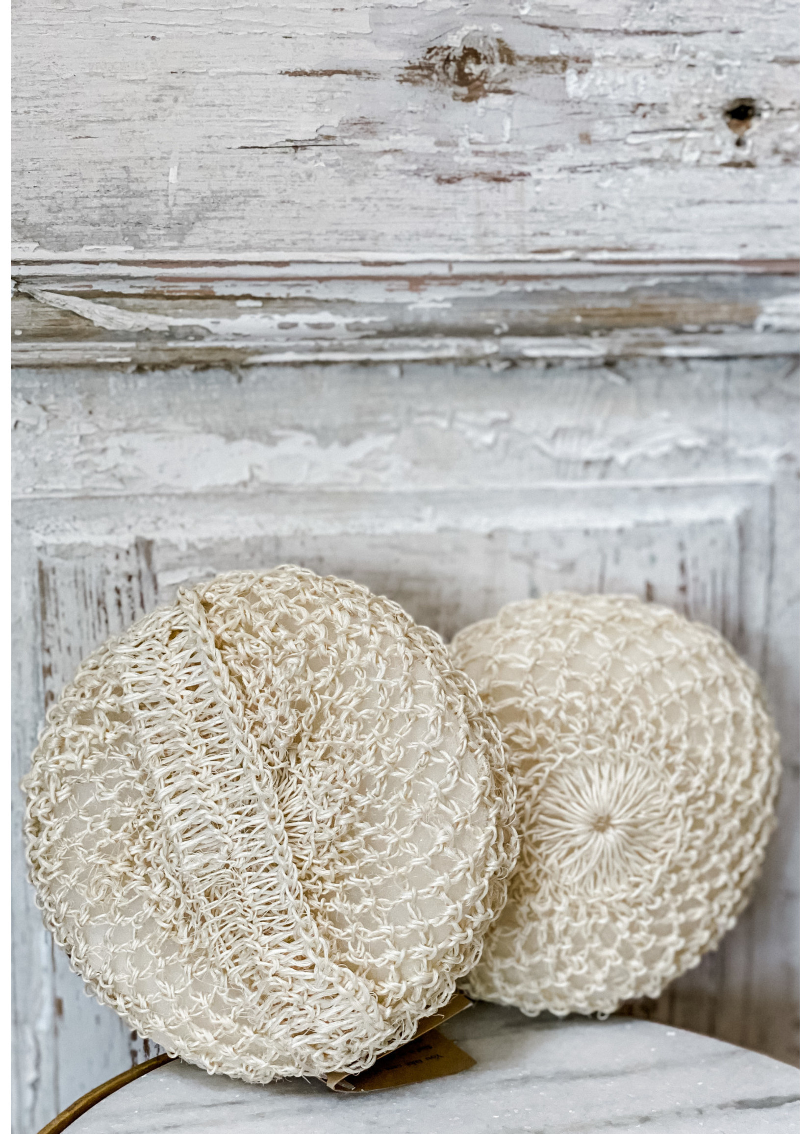 Sisal Body Scrubber Round