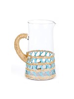 Amanda Lindroth Island Wrapped Pitcher - Light Blue