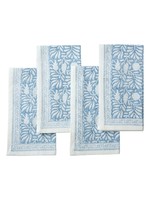 Amanda Lindroth Napkins - Jasmine Blue (set of 4)