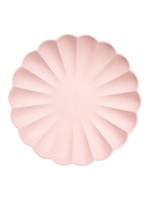 Meri Meri Paper Plates - Pale Pink Large