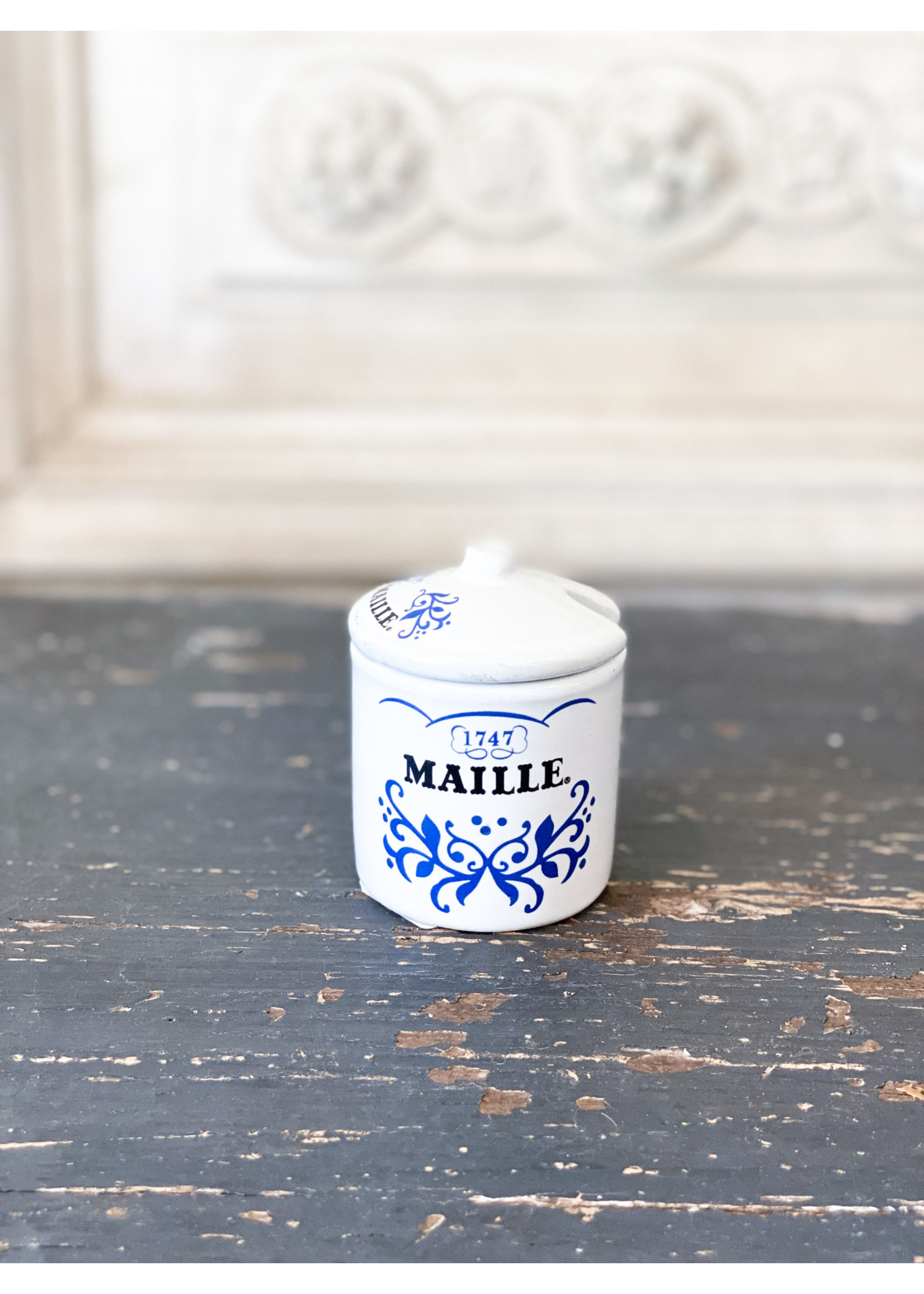 Antique & Vintage Vintage Maille Petite Mustard Jar