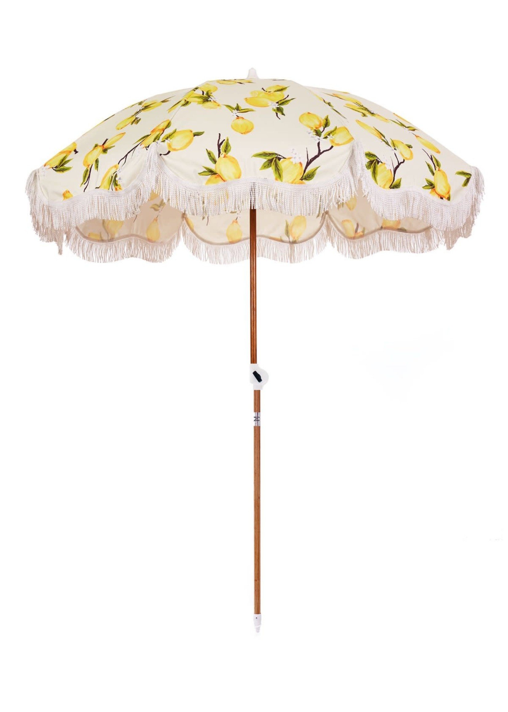 Holiday Beach Umbrella - Vintage Lemons