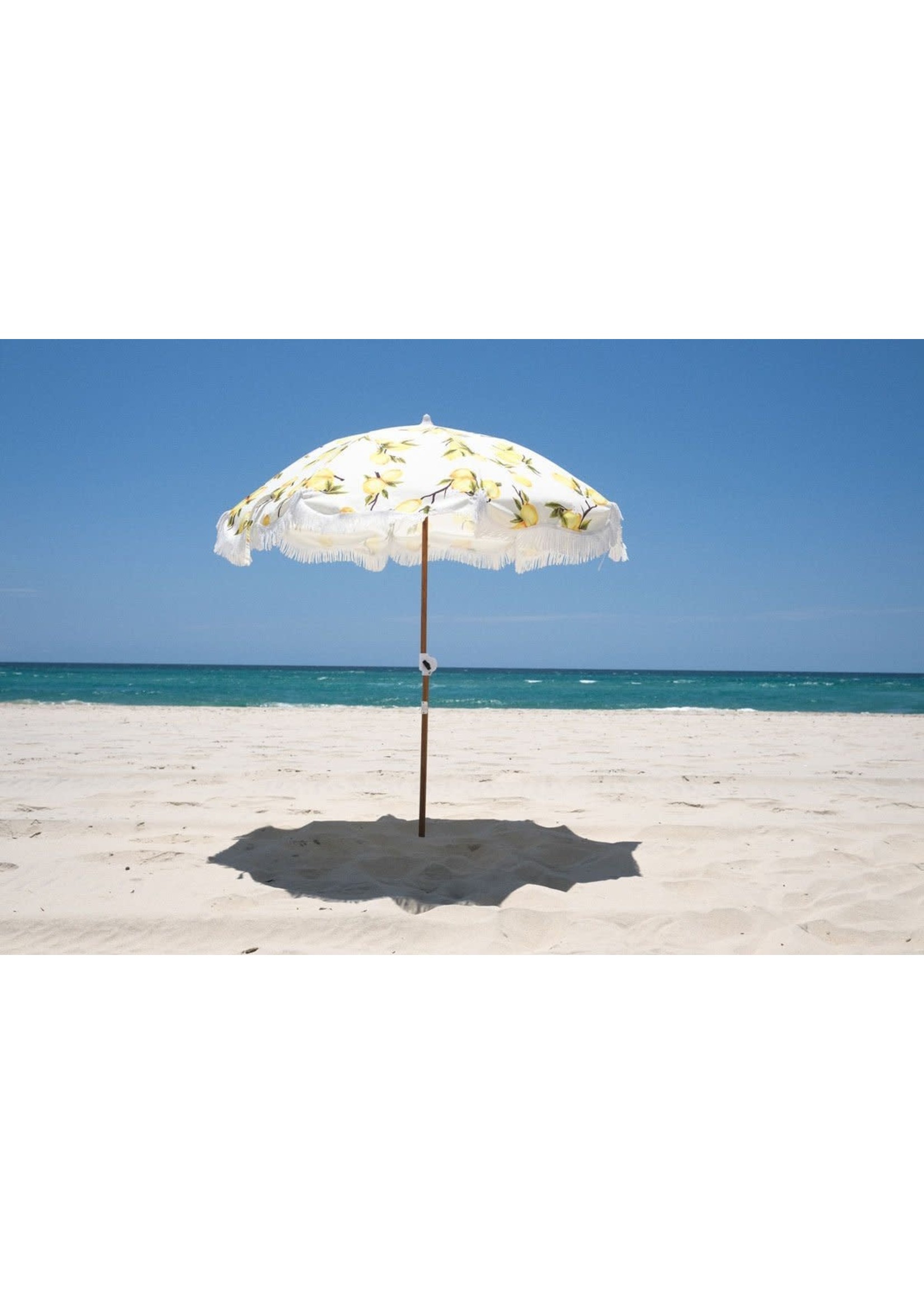 Holiday Beach Umbrella - Vintage Lemons