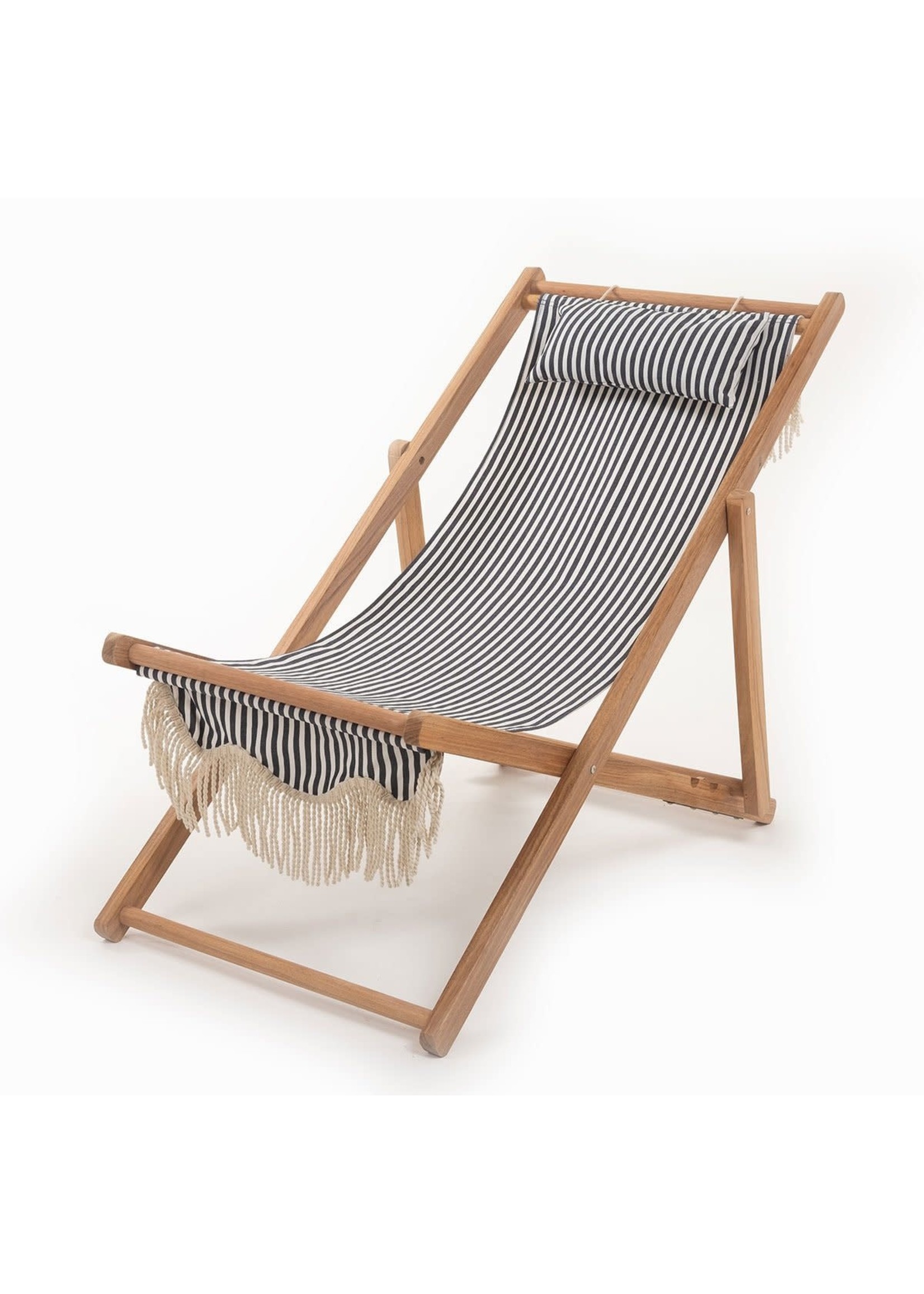 Sling Chair - Laurens Navy Stripe