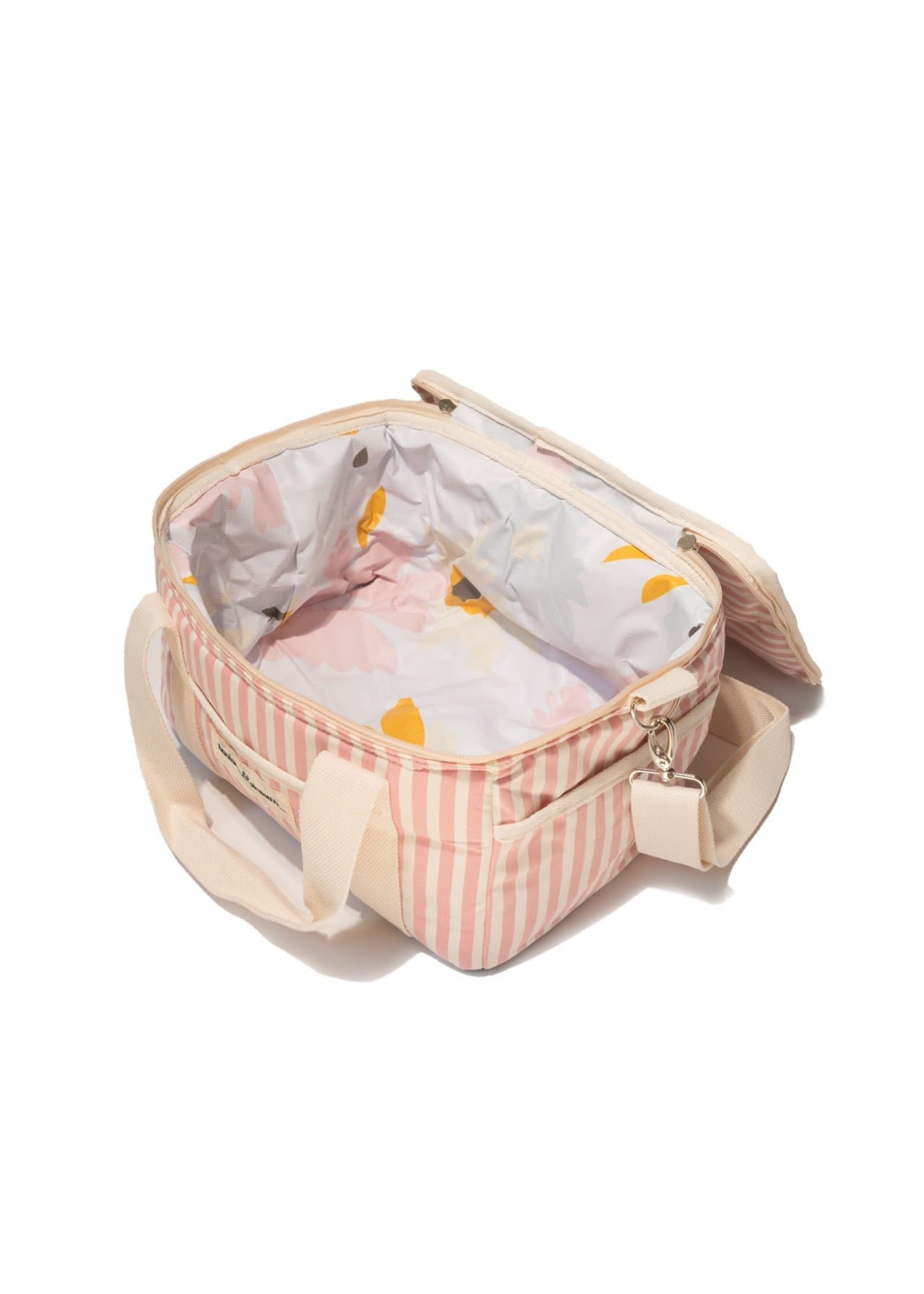 Premium Cooler - Laurens Pink Stripe