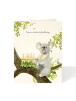 Felix Doolittle Card - Birthday Koala Tree