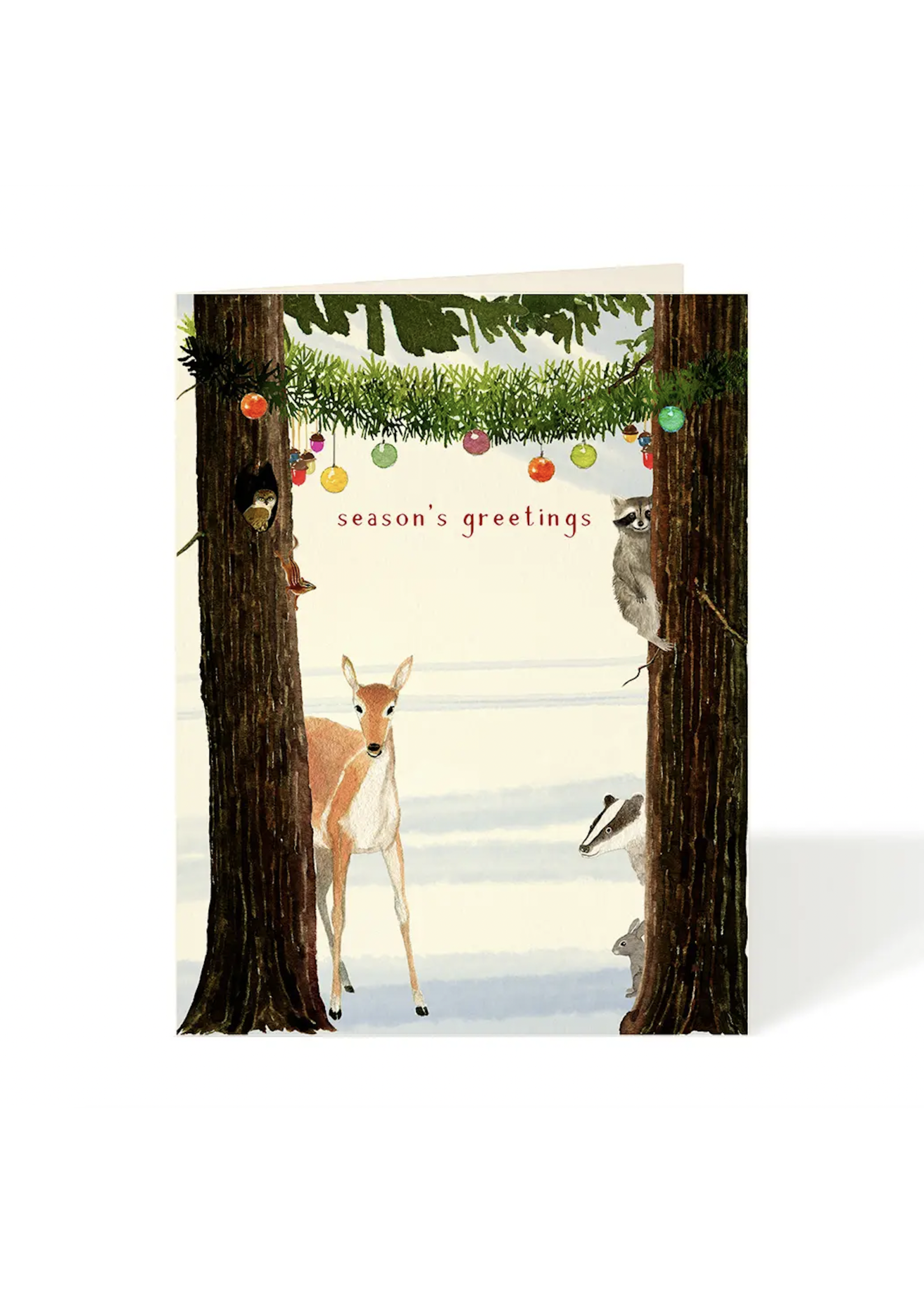 Felix Doolittle Card - Holiday Woodland Greetings