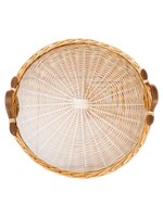 Amanda Lindroth Round Island Tray Large - Light Brown