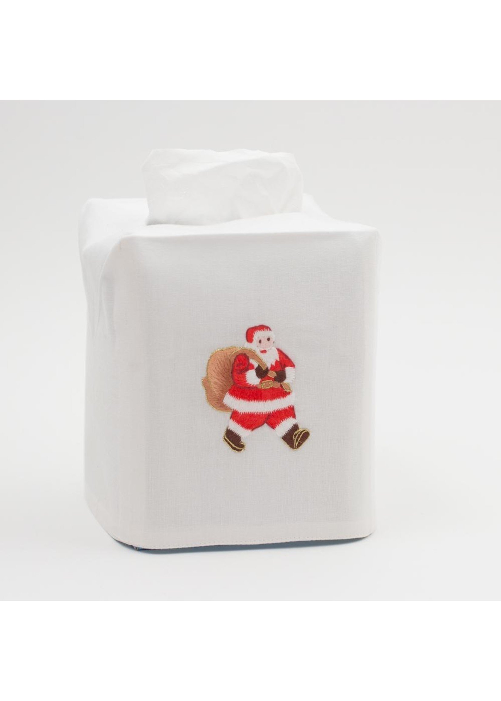 Henry Handwork Tissue Box Cover - Santa