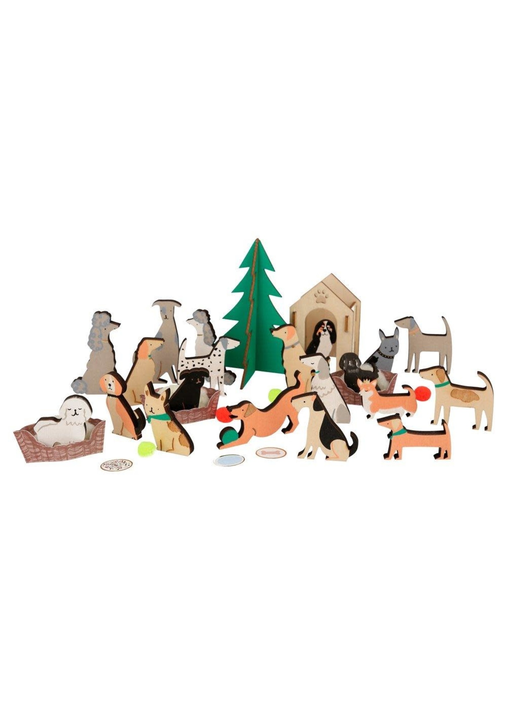 Meri Meri Advent Calendar - Wooden Dog Suitcase