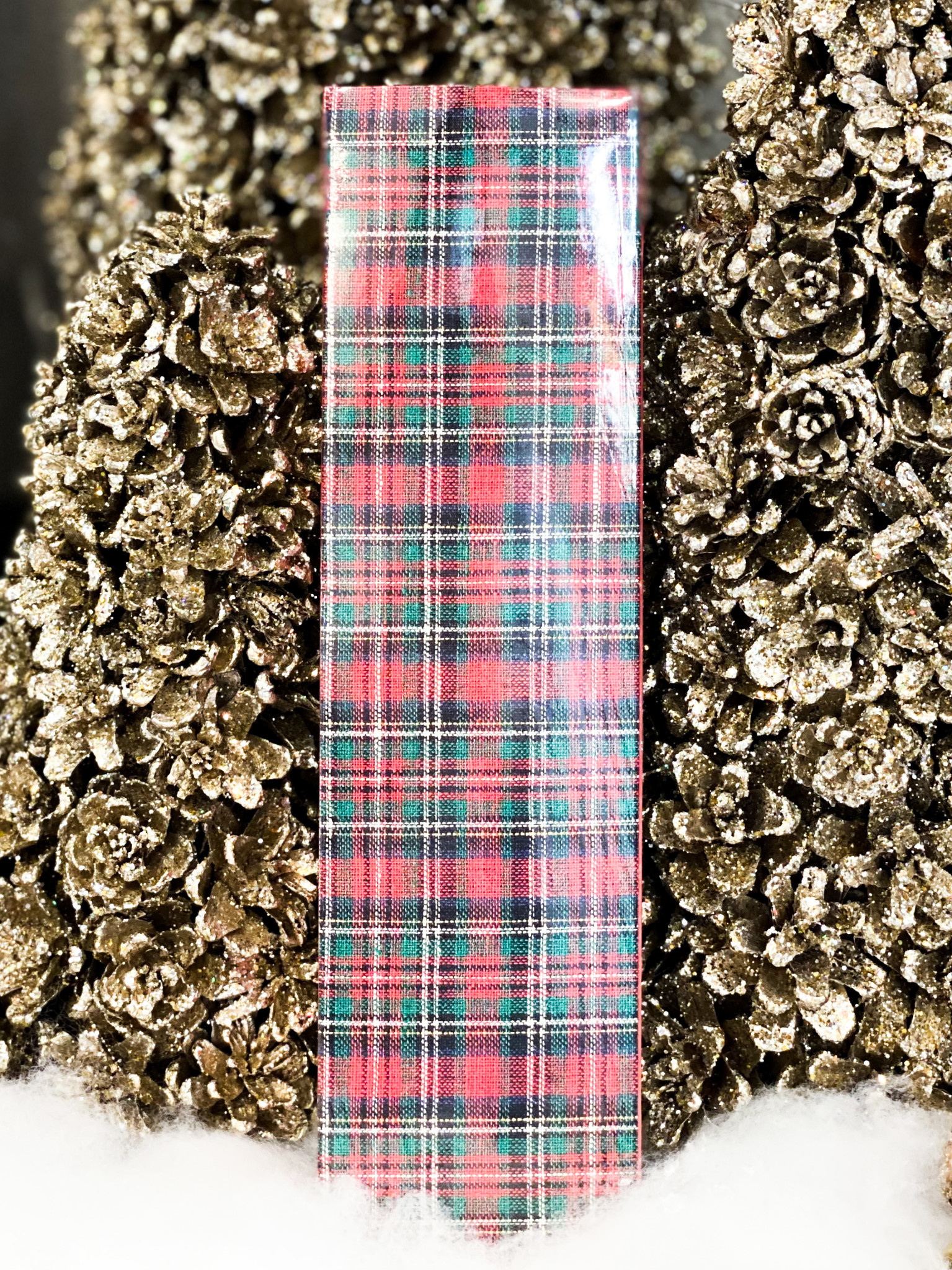 Matchbox Fireplace Matches Holiday Plaid Maison Blue