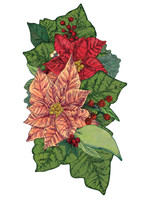 Hester & Cook Table Accent - Poinsettia
