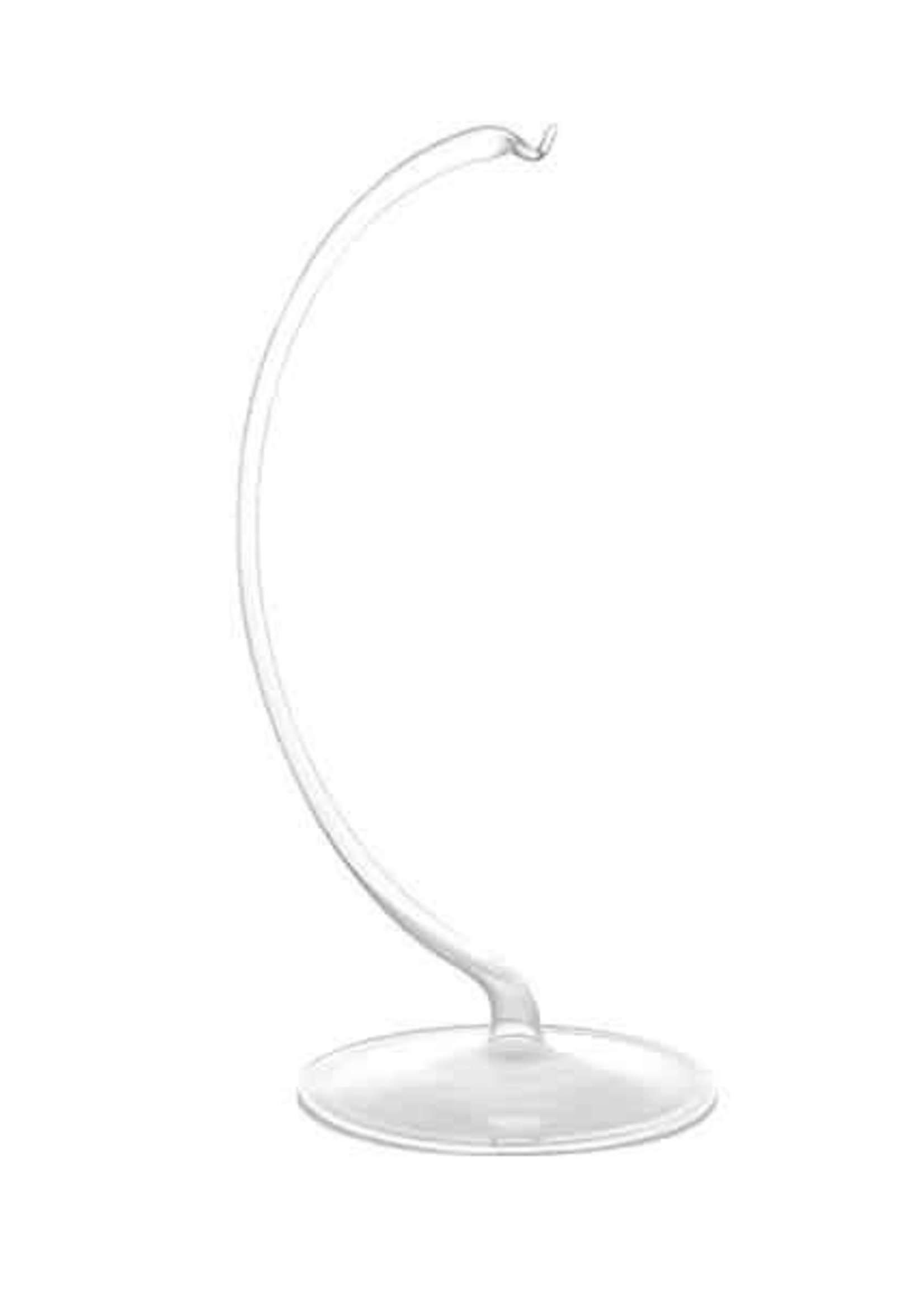 Jingle Nog Ornament Stand Glass