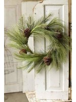 Wreath - Pine Mixed Needle 24"