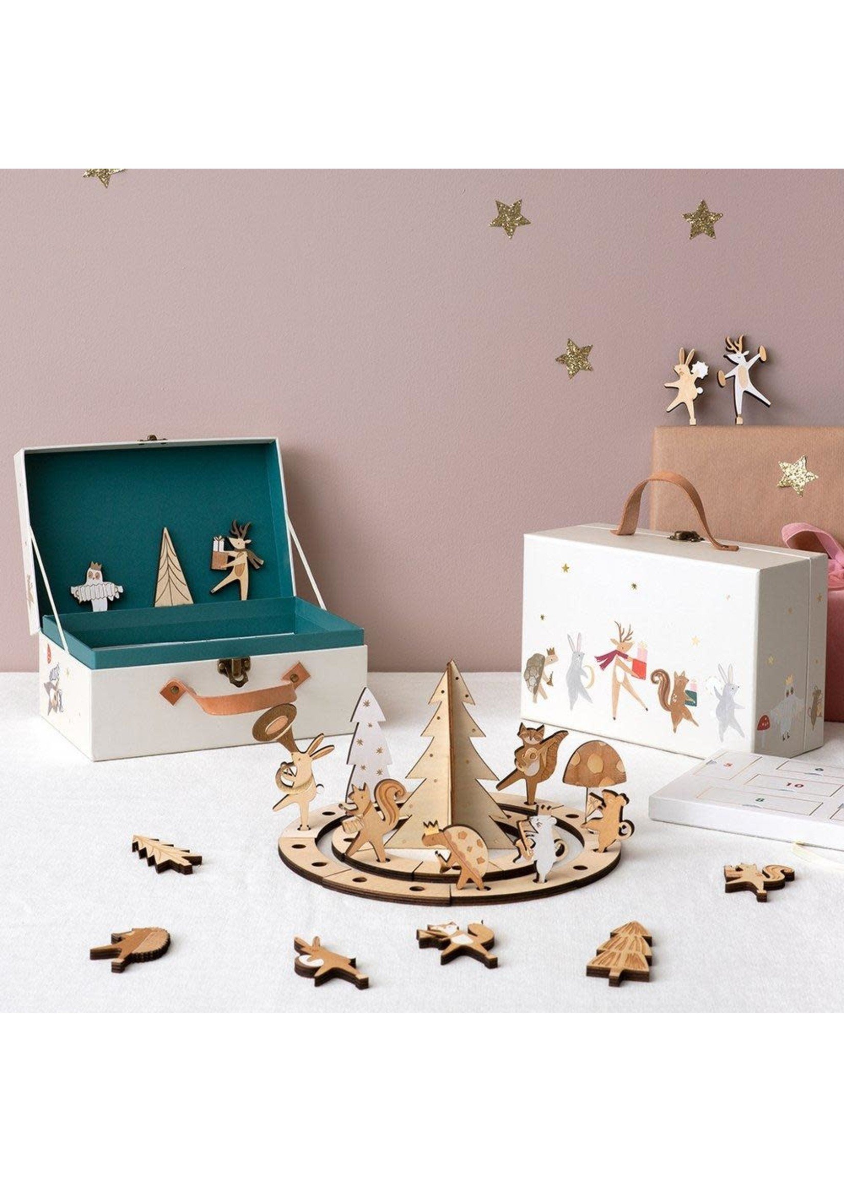 Meri Meri Advent Calendar Wooden - Marching Band