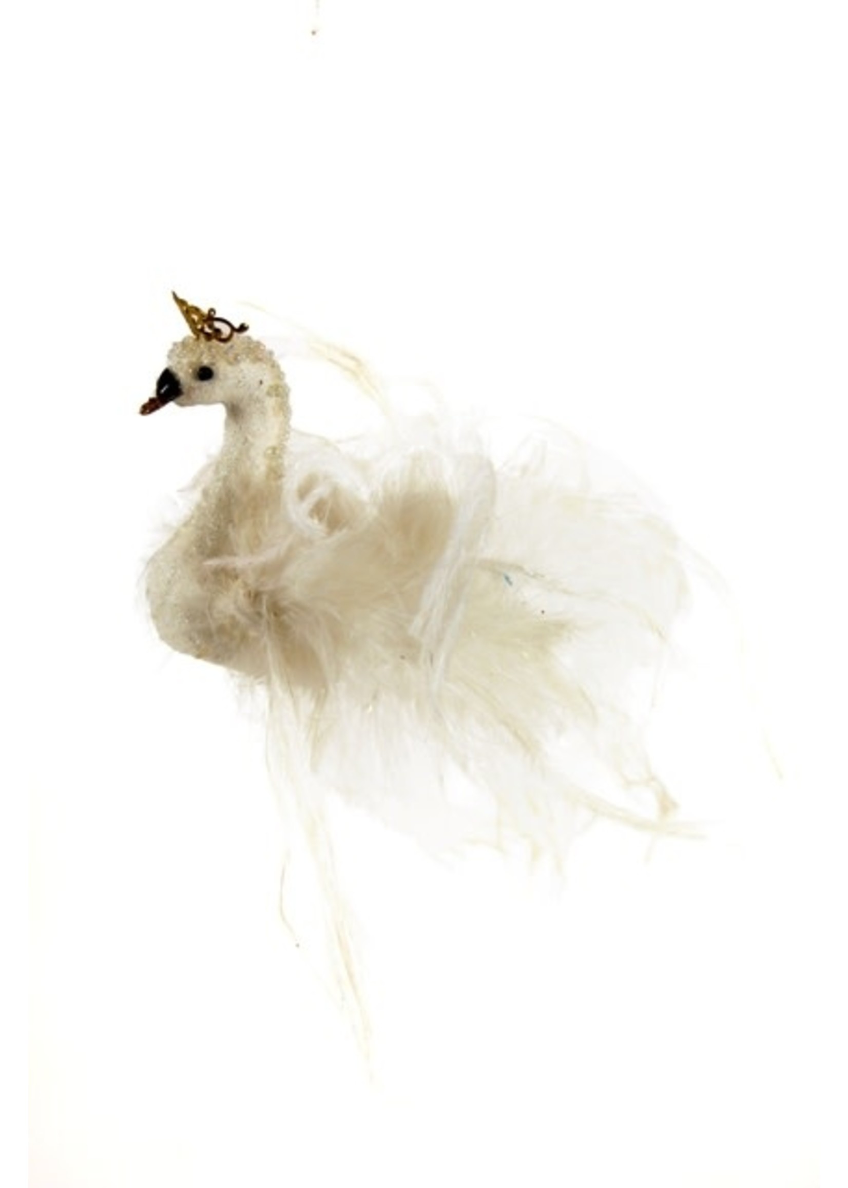 Ornament - Crowned Enchanted Swan