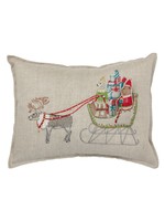 Coral and Tusk Pocket Pillow - Santa's Sleigh