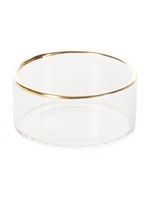 Tea-light Glass Holder - Gold