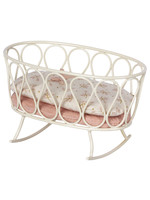 Maileg My Size - Cradle with Sleeping Bag - Rose