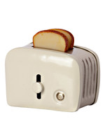 Maileg Miniature Toaster and Bread - Off White