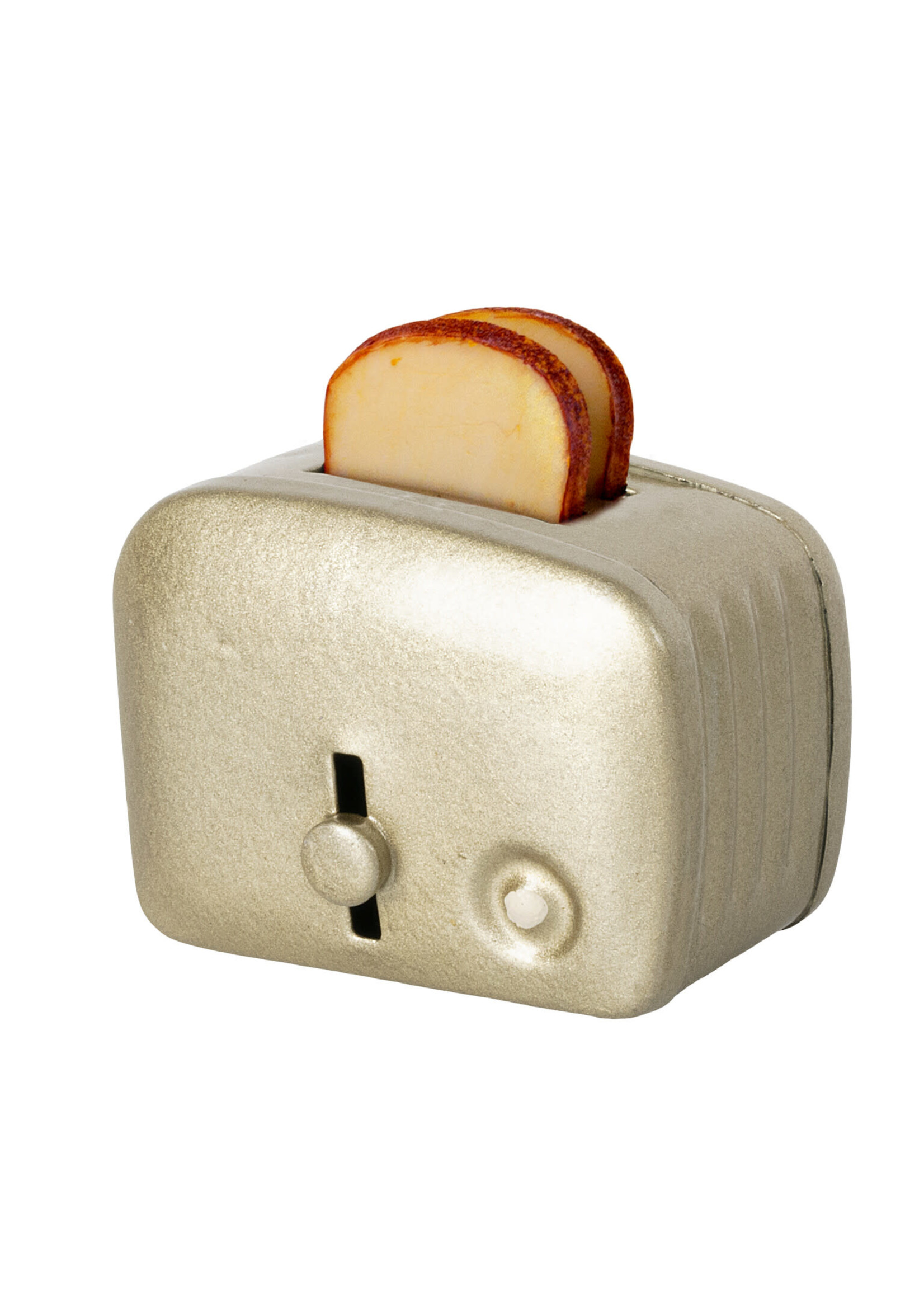 Maileg Miniature Toaster and Bread - Silver