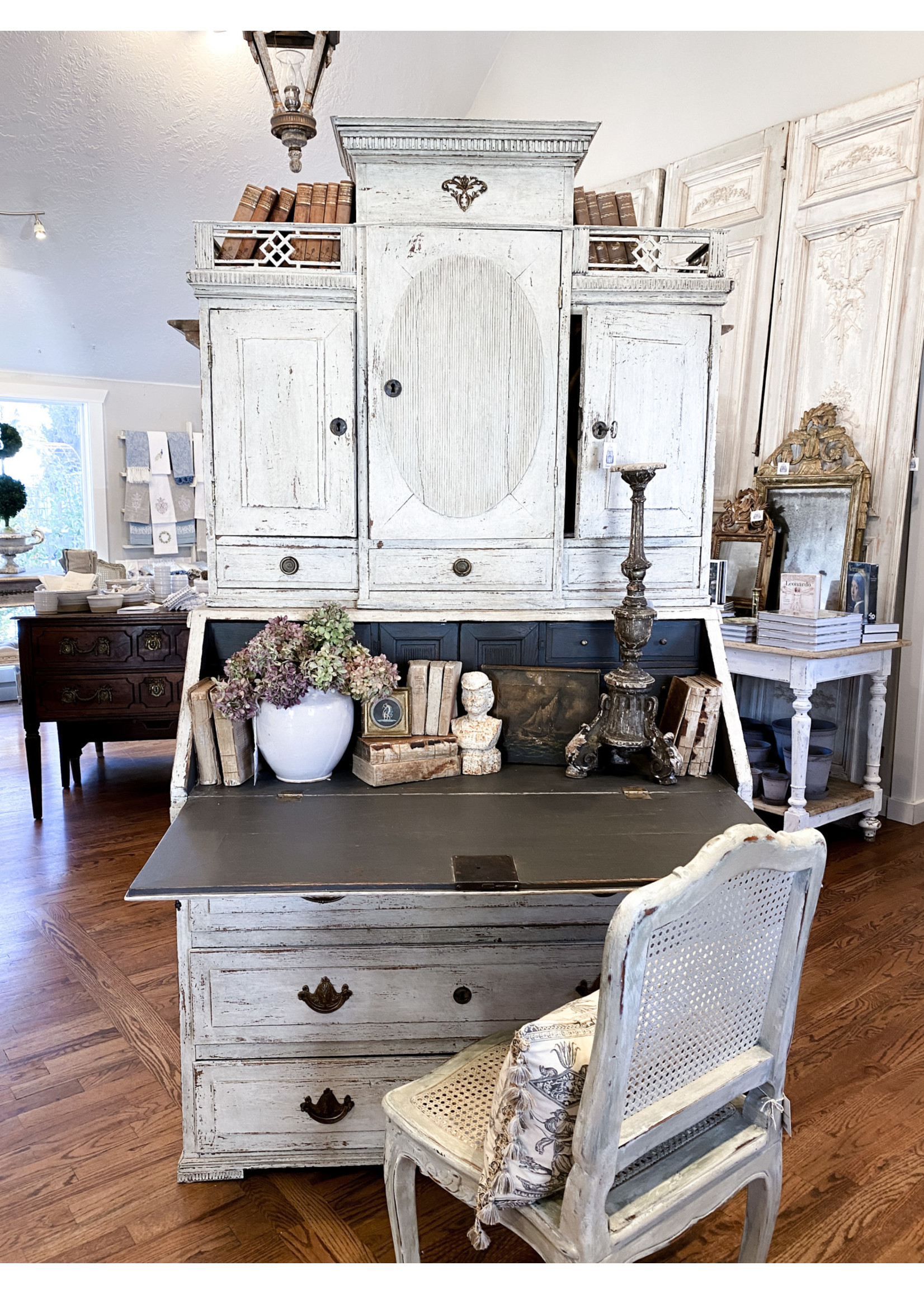 antique vintage secretary desk