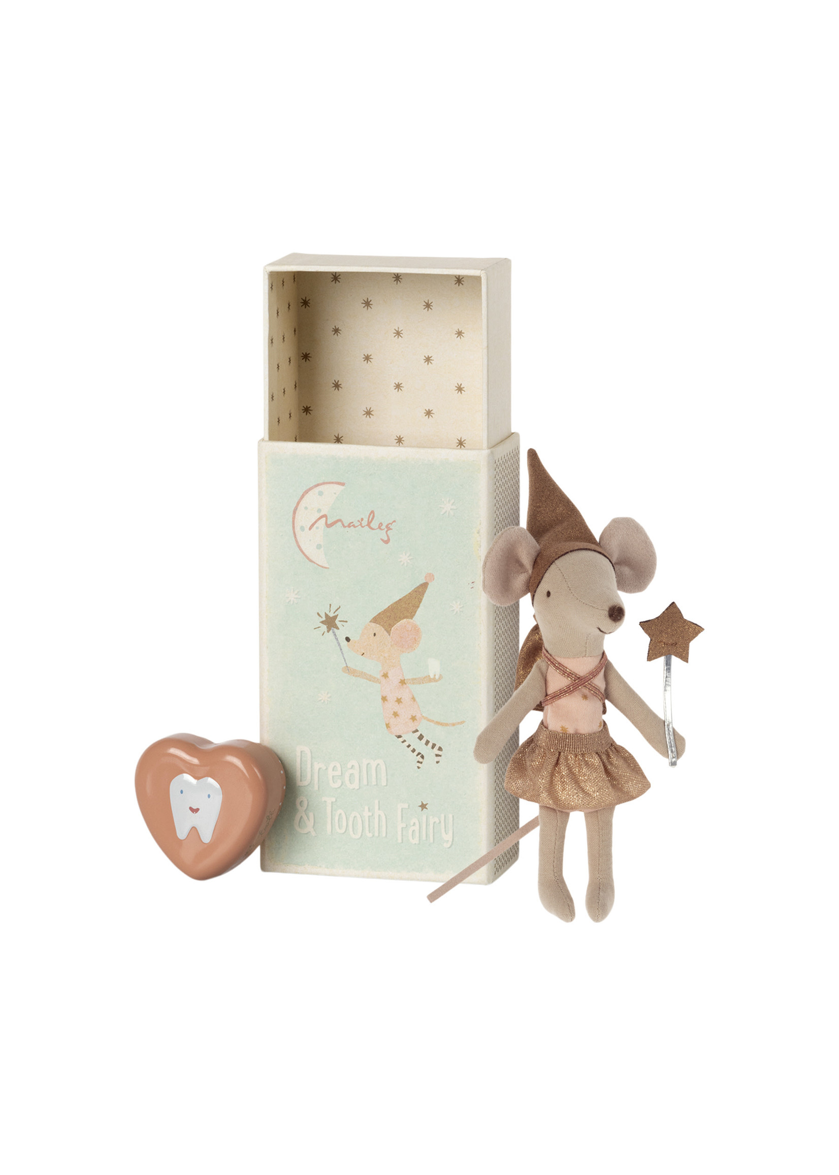 Maileg Big Sister Mouse - Tooth Fairy in Matchbox