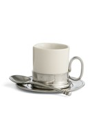 Arte Italica Tuscan - Espresso Cup & Saucer & Spoon