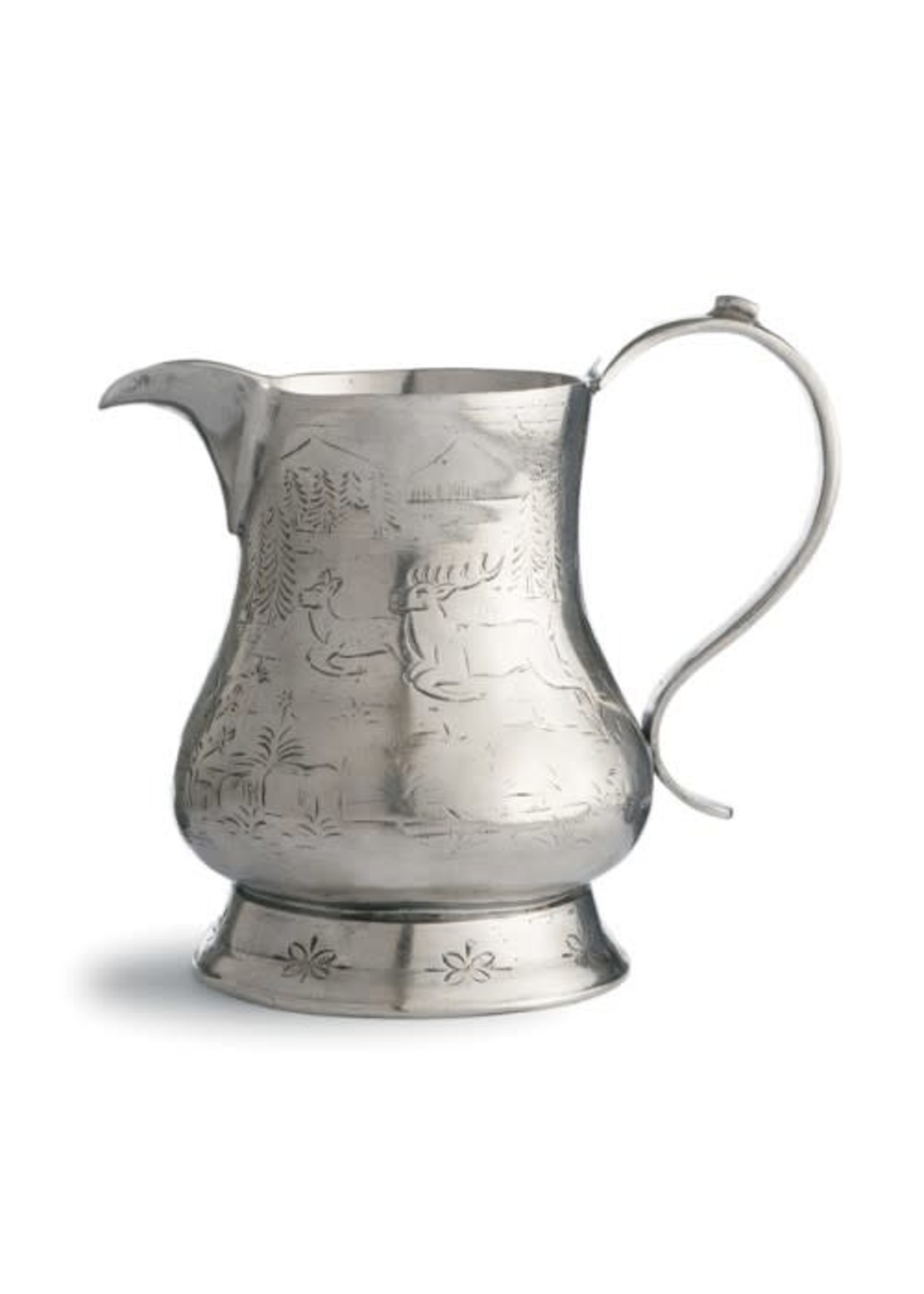 Arte Italica Pewter Vintage Mold - Pitcher with Deer