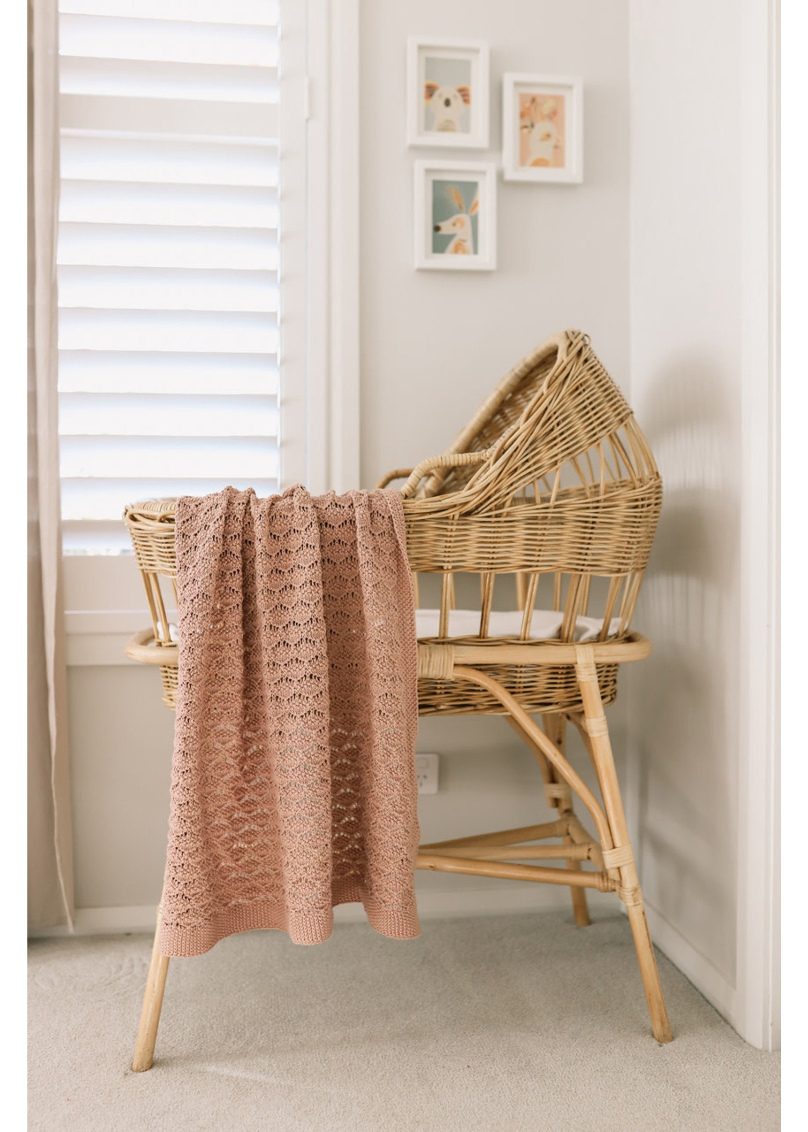 Baby Blanket - Organic Heritage - Blossom