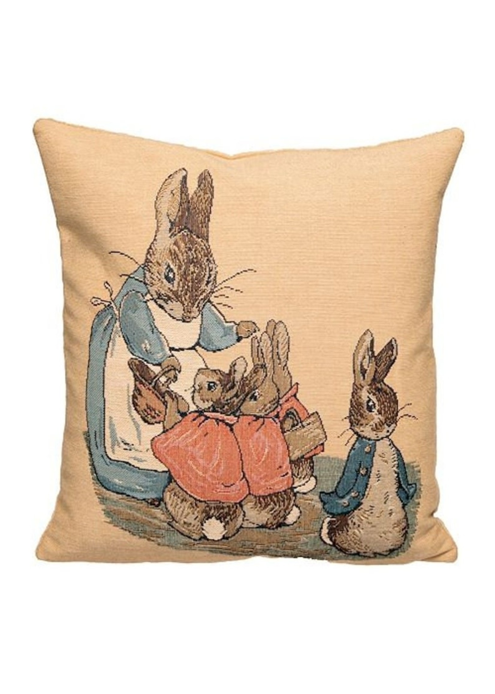 Pillow with Insert - Peter Rabbit with Family