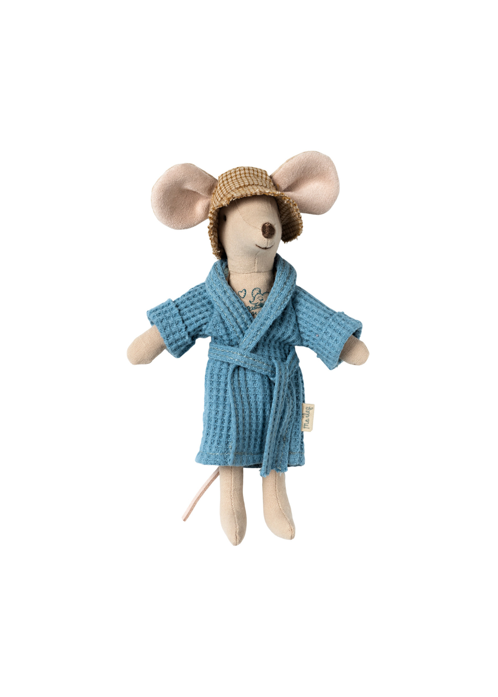 Maileg Bathrobe - Dusty Blue