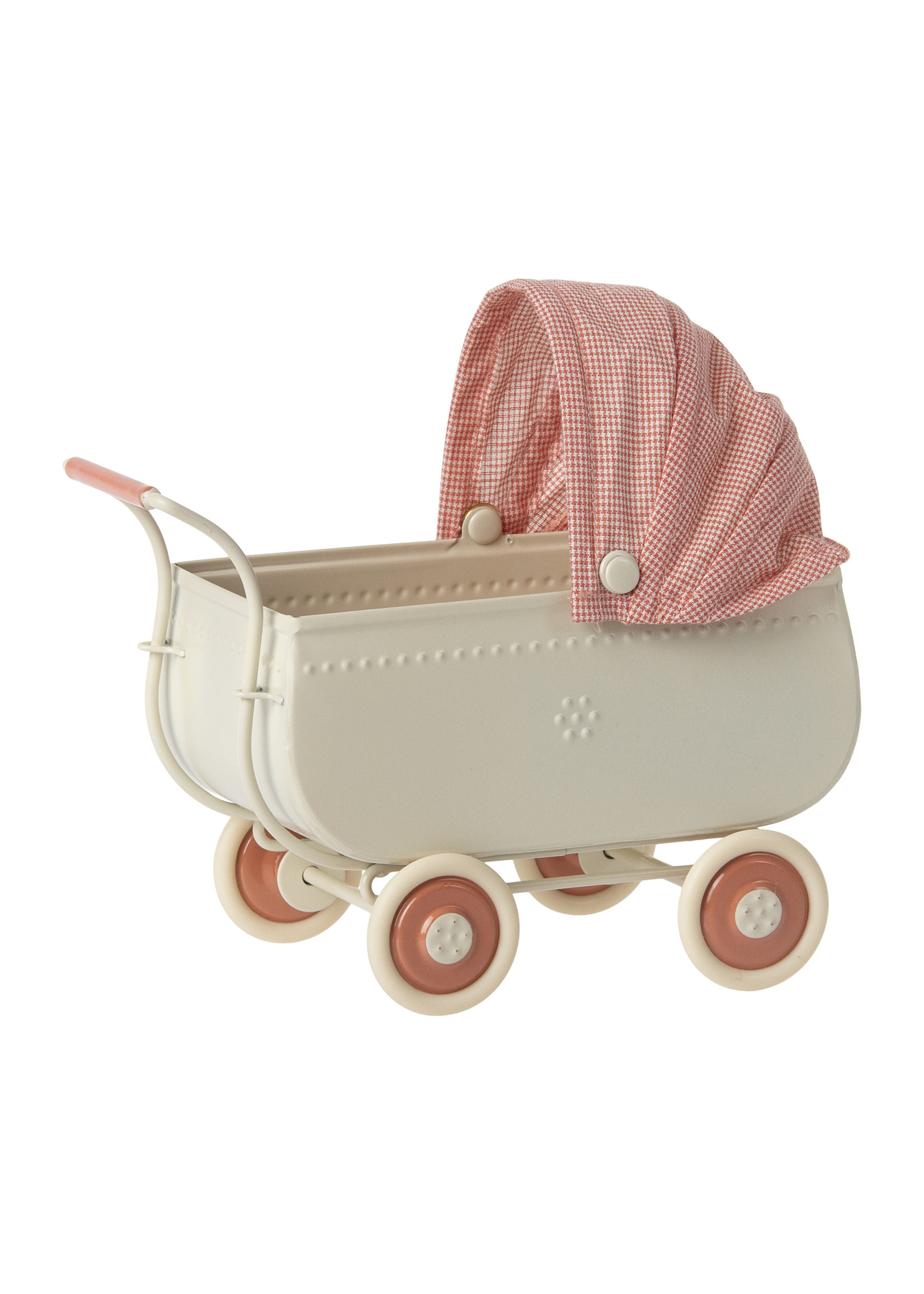 Maileg Micro Pram - Coral