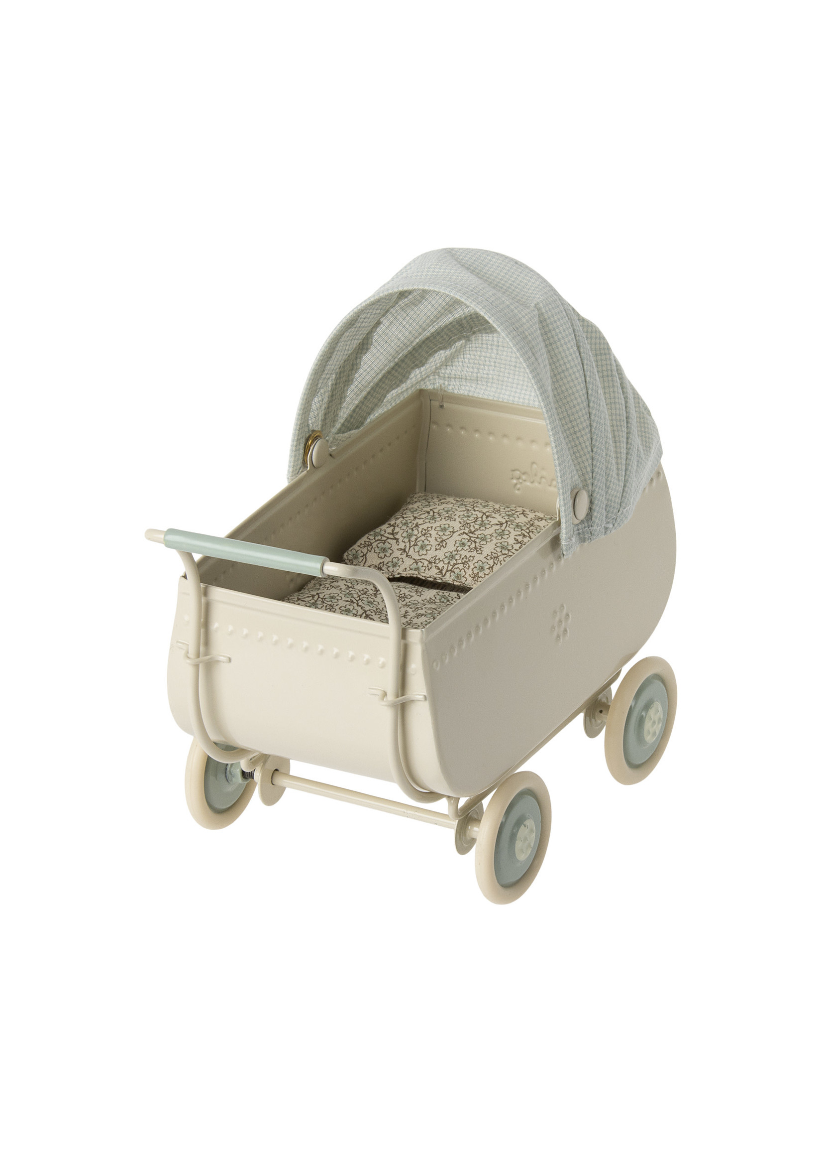 Maileg Micro Pram - Blue