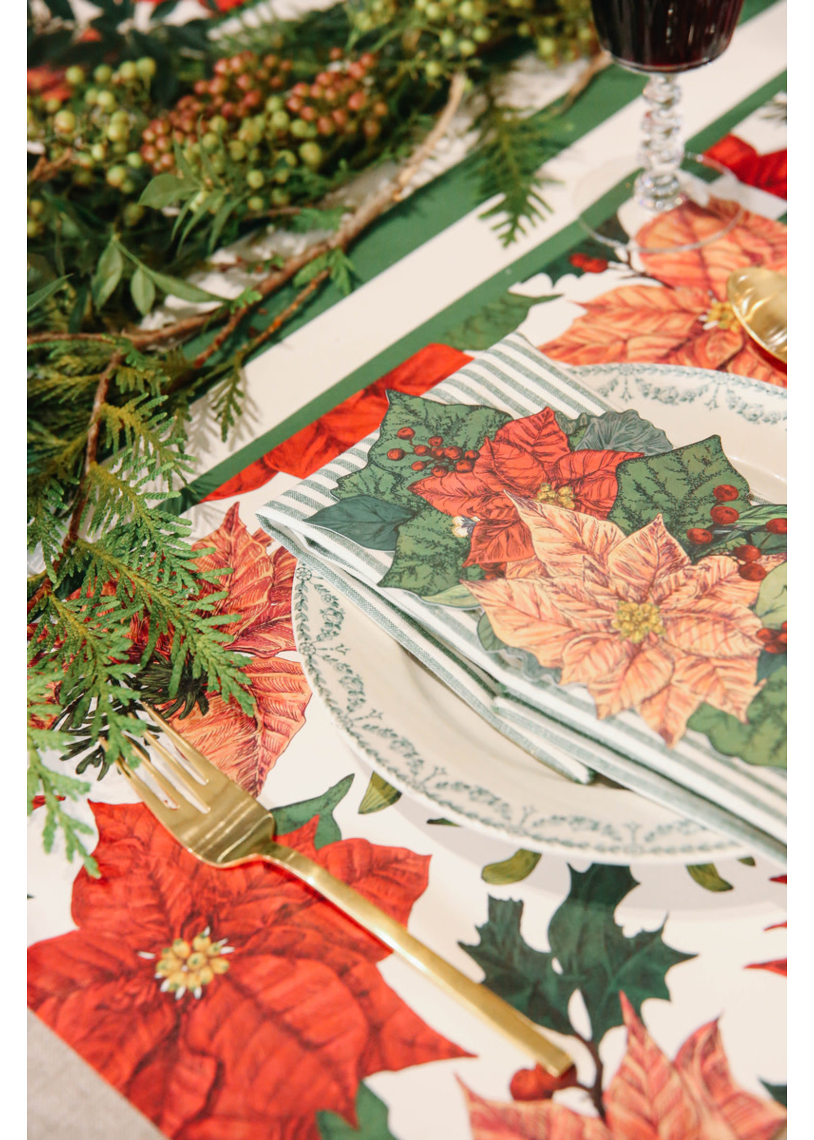 Hester & Cook Table Accent - Poinsettia