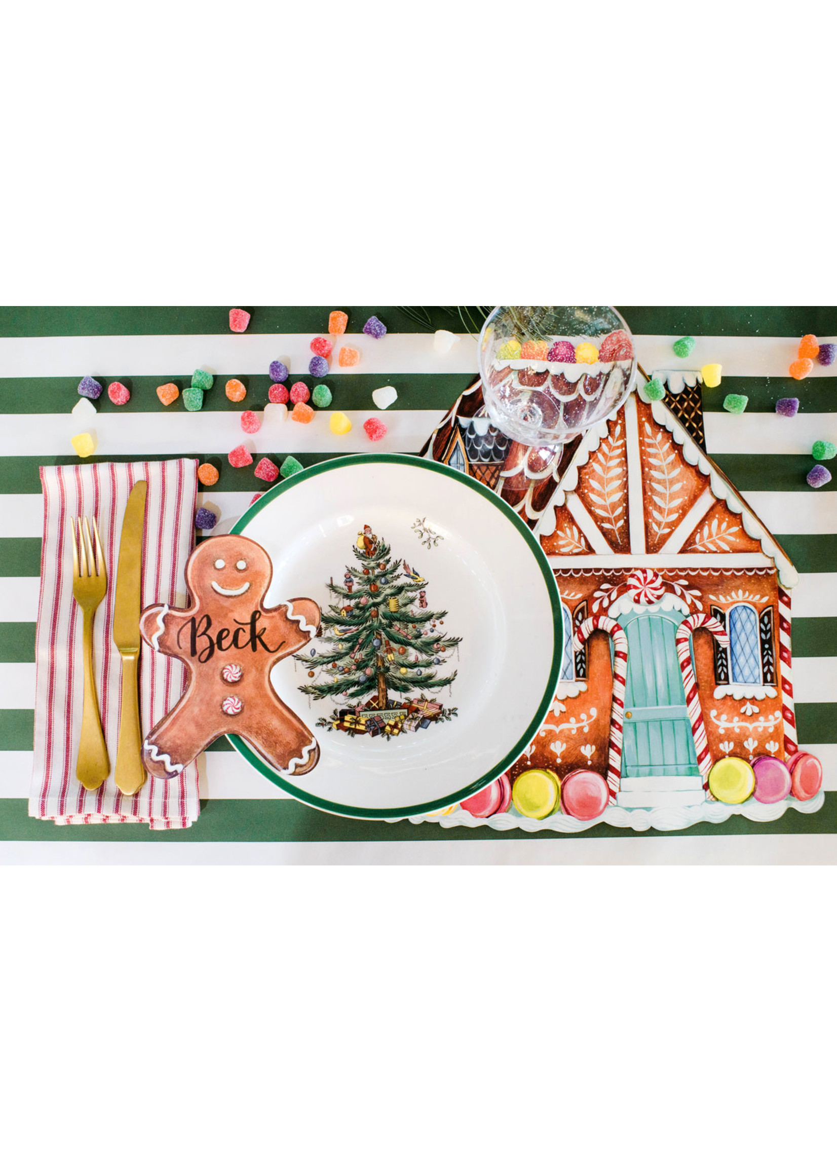 Hester & Cook Table Accent - Gingerbread Man (pack of 12)