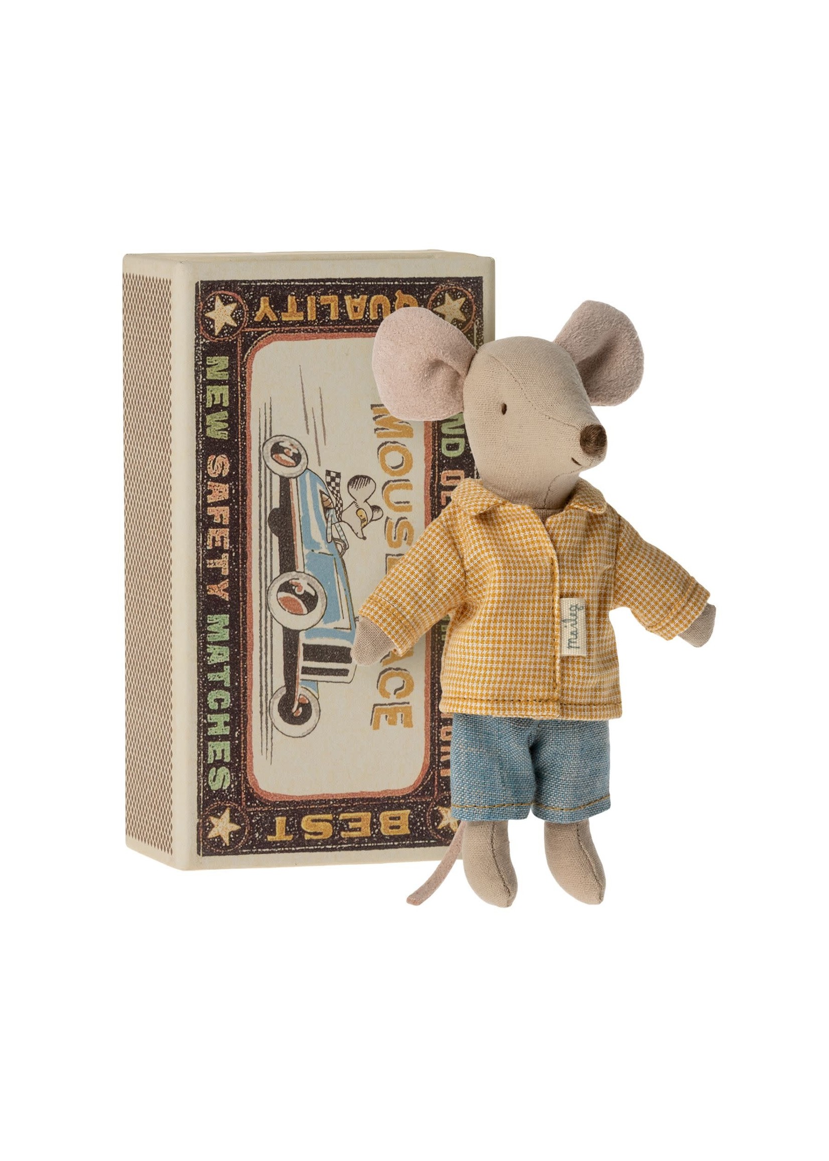 Maileg Big Brother Mouse - Matchbox