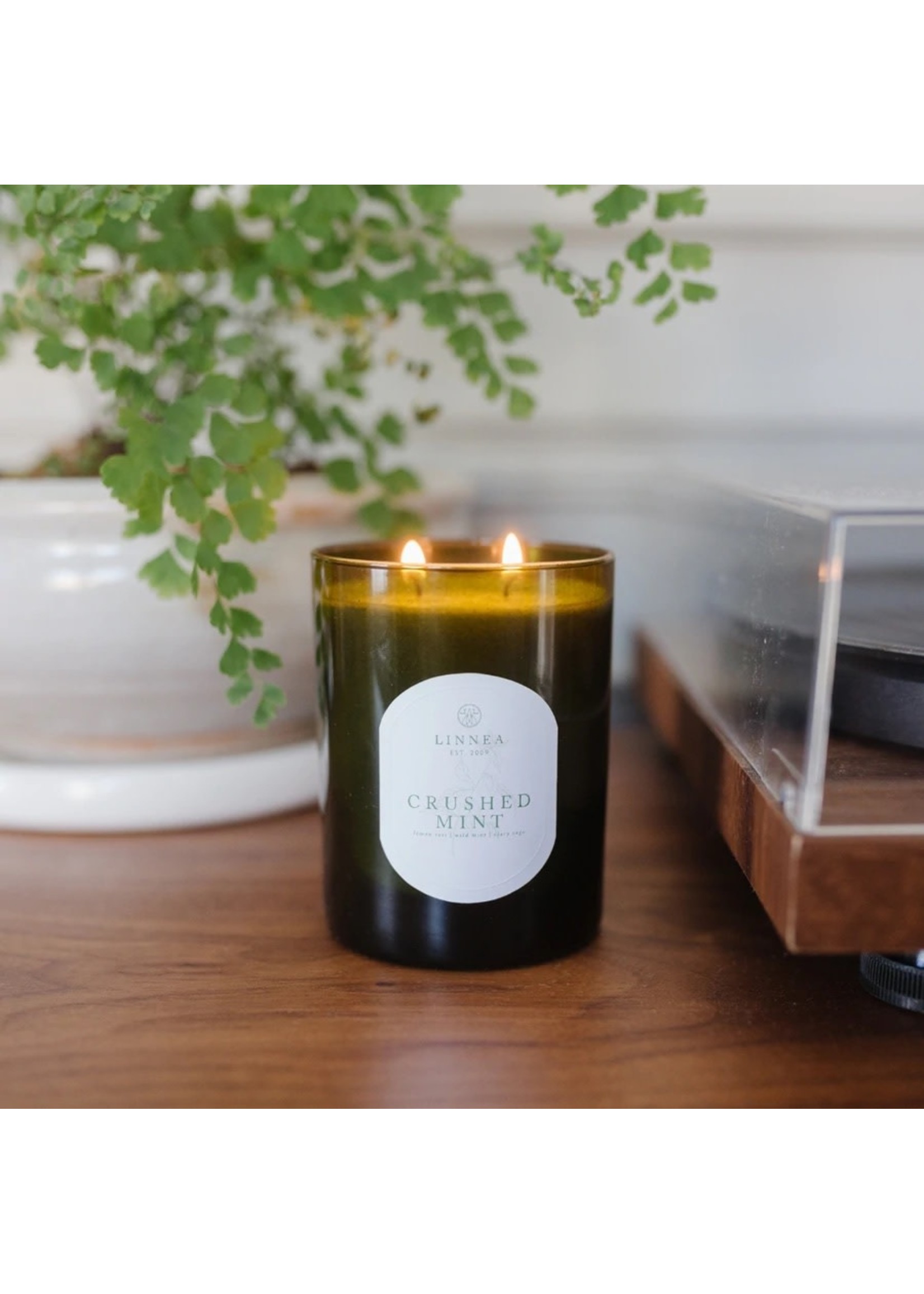 Linnea & Co. Candle - Crushed Mint 2-wick