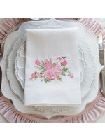 Crown Linen Trifold Napkin - Vintage Floral