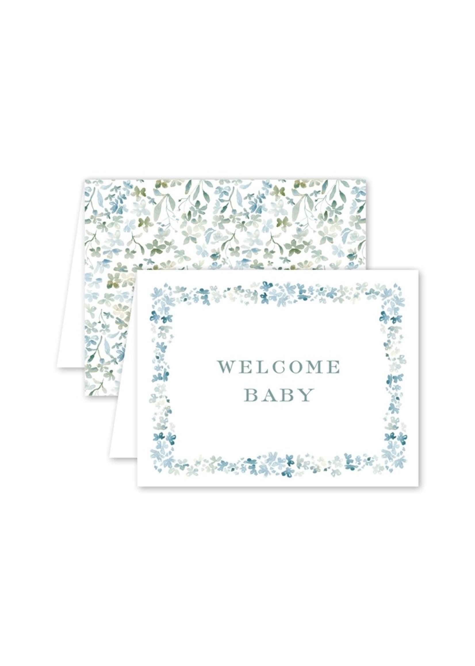 Dogwood Hill Card - Forget Me Nots, Welcome Baby