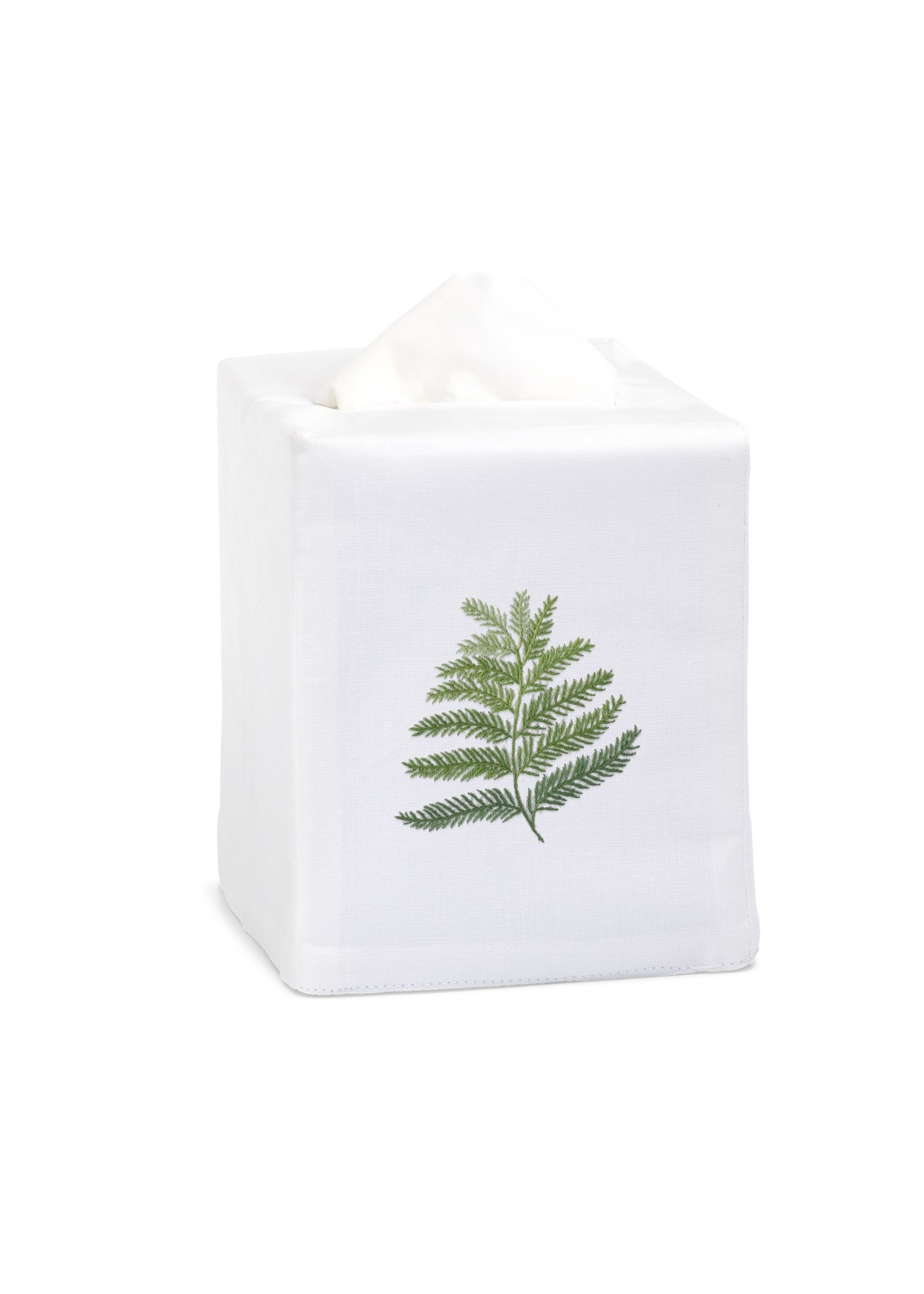 Henry Handwork Tissue Box Cover - Fern