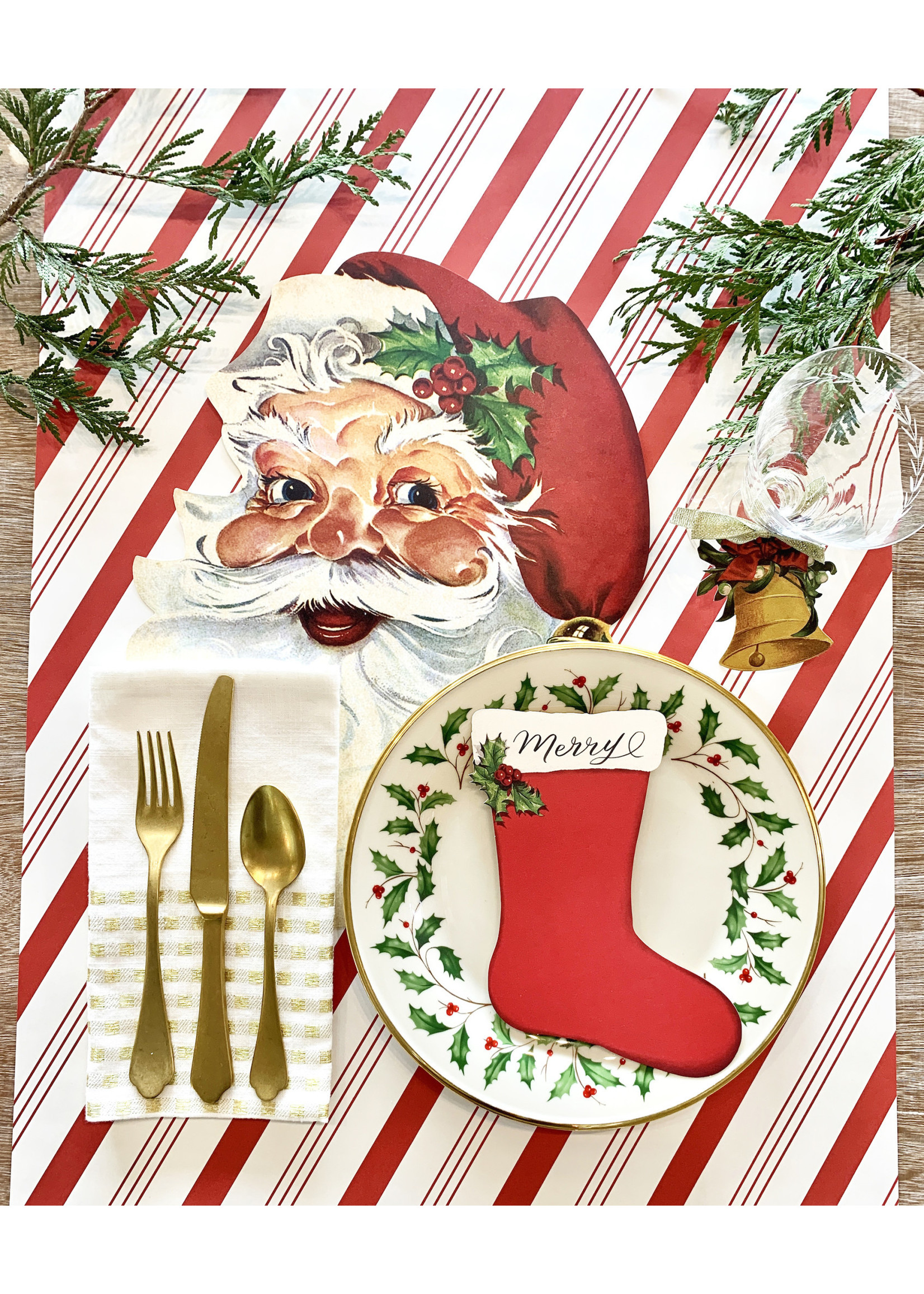Hester & Cook Paper Placemats - Santa (12 sheets)