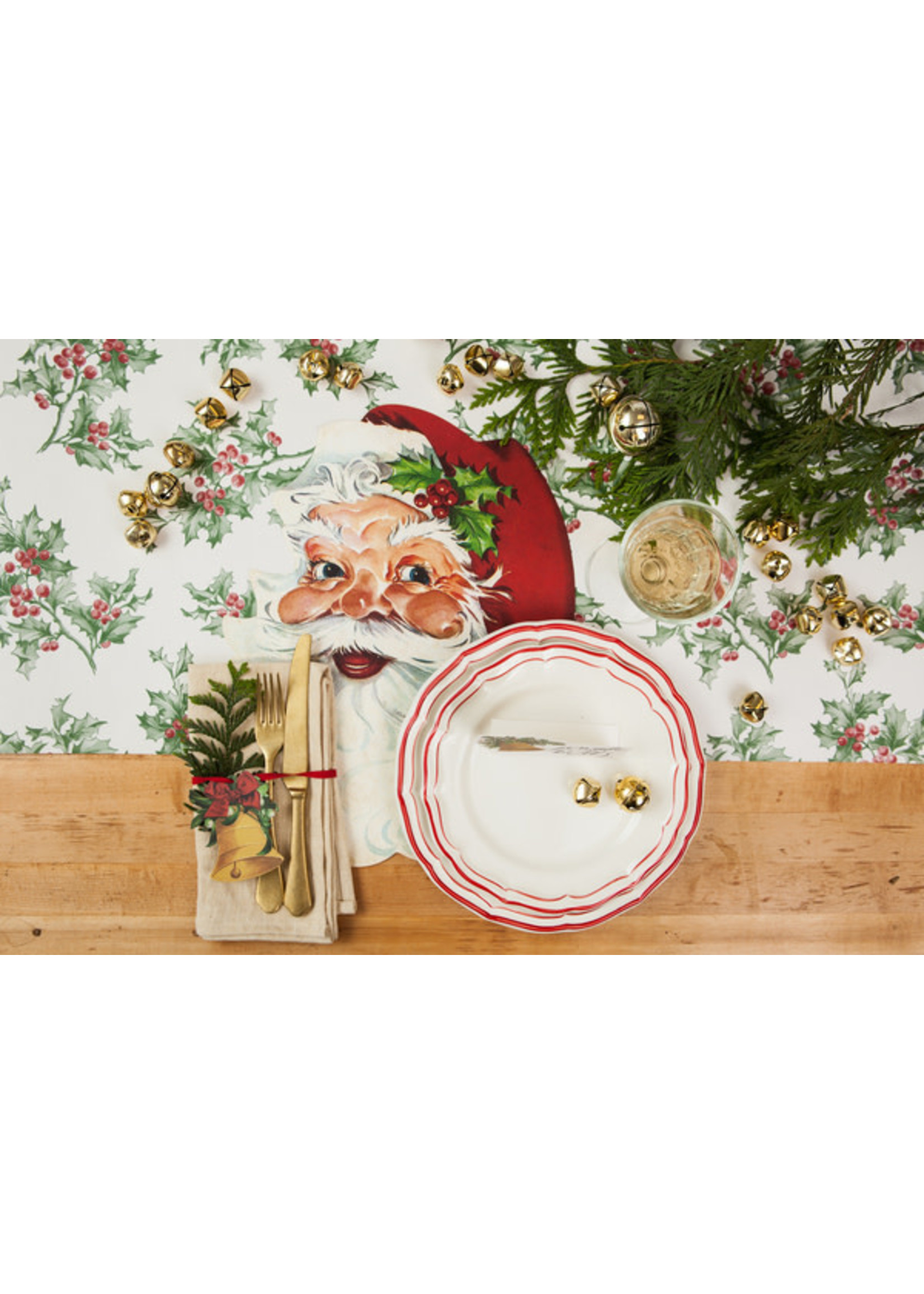 Hester & Cook Paper Placemats - Santa (12 sheets)