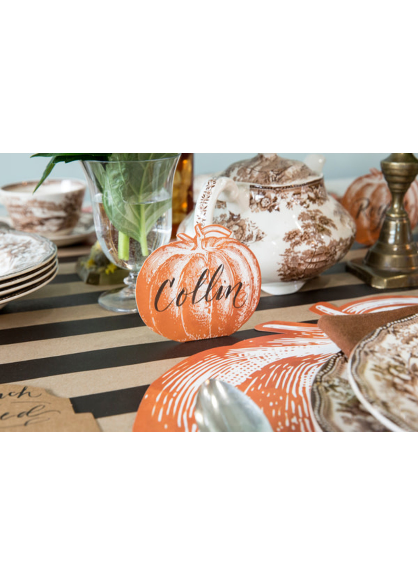 Hester & Cook Place Cards - Pumpkin (pack of 12)