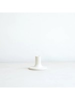 Ceramic Taper Holder - Ecru Small