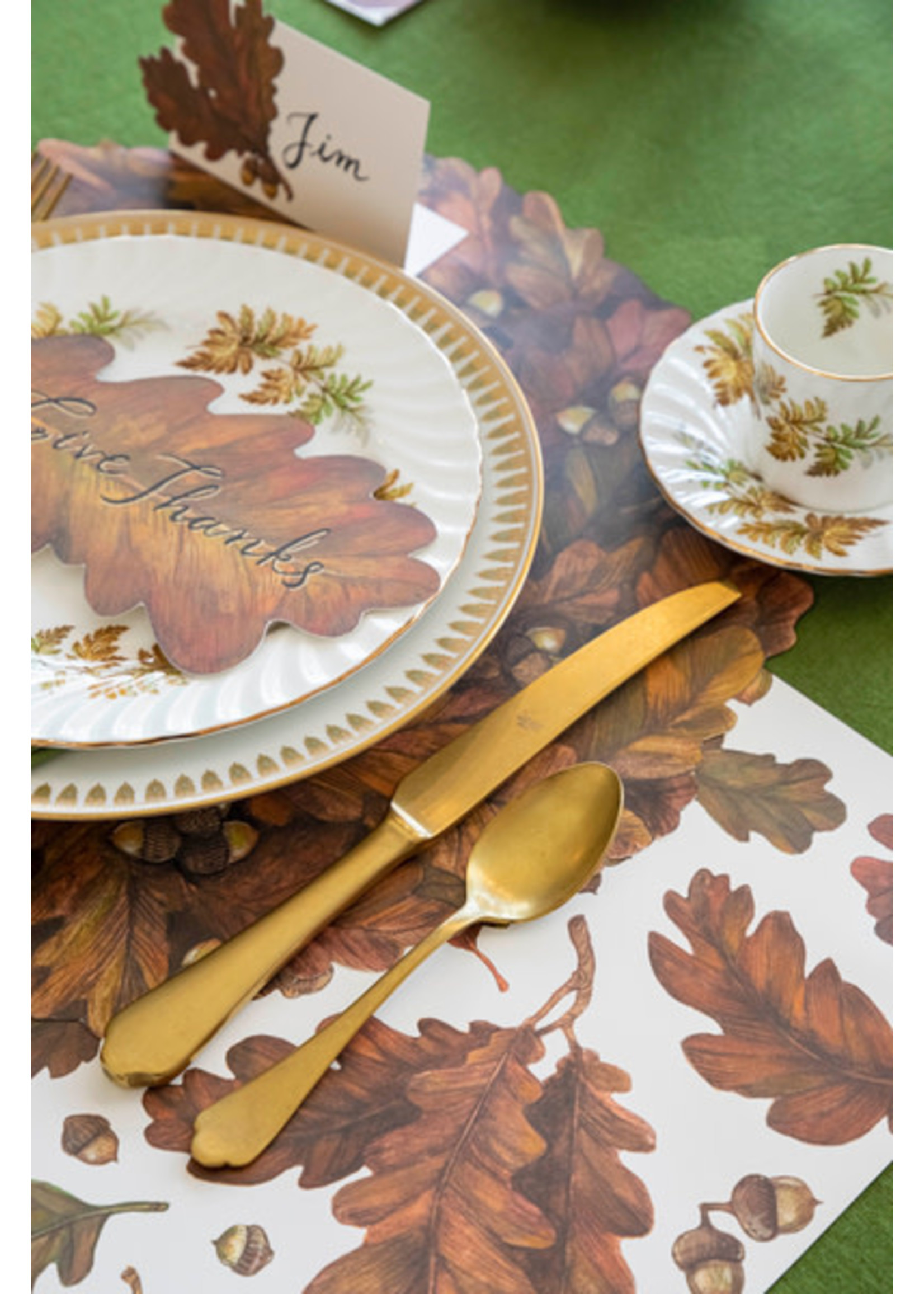 Hester & Cook Paper Placemats - Autumn Leaves (24 sheets)