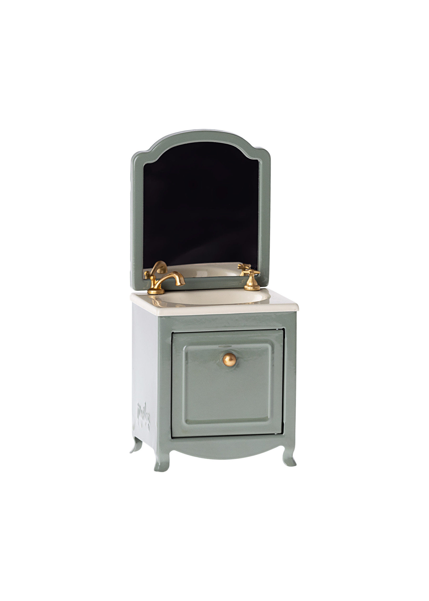 Maileg Sink with Mirror - Dark Mint