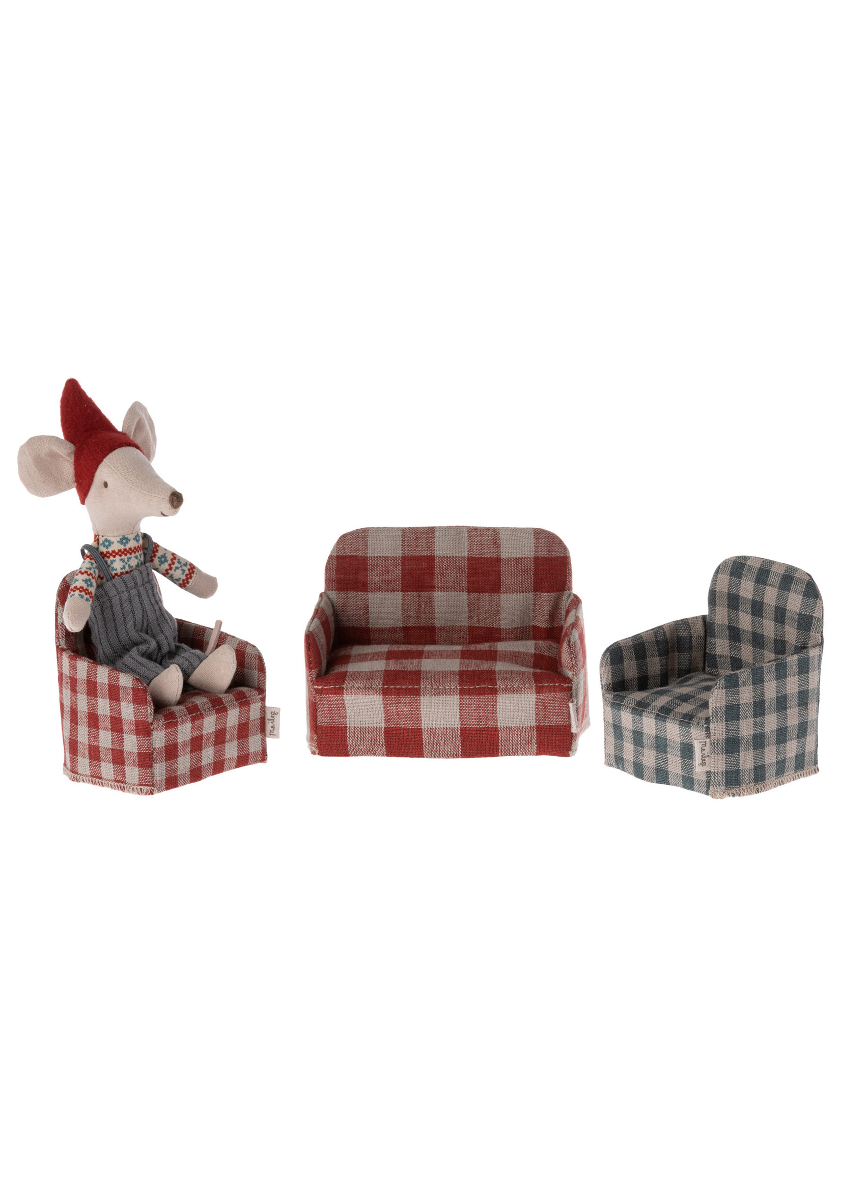 Maileg Chair - Mouse Red