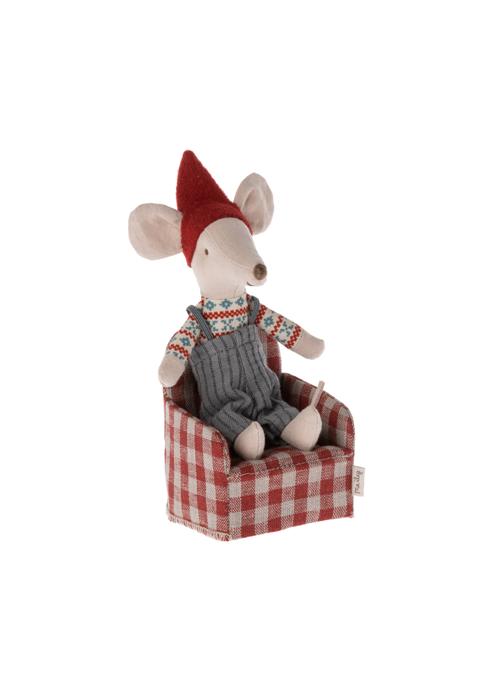 Maileg Chair - Mouse Red